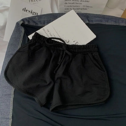 Women’s: Cotton Casual Shorts for Summer with Elastic Waists, Female  sizes S-3XL