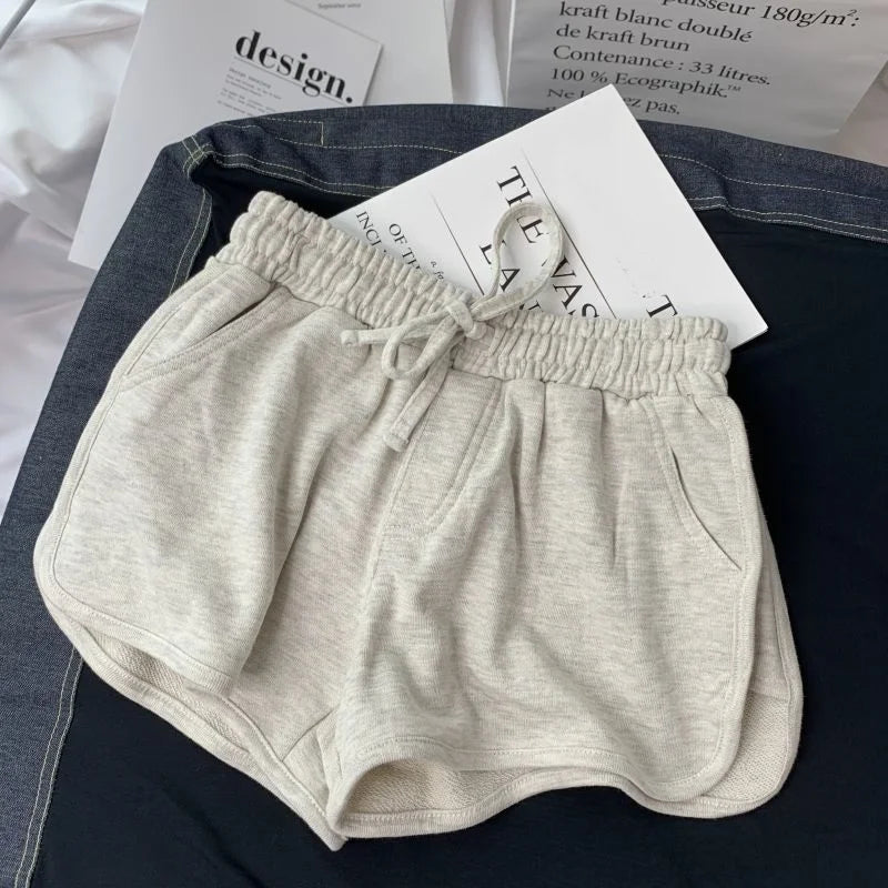 Women’s: Cotton Casual Shorts for Summer with Elastic Waists, Female  sizes S-3XL