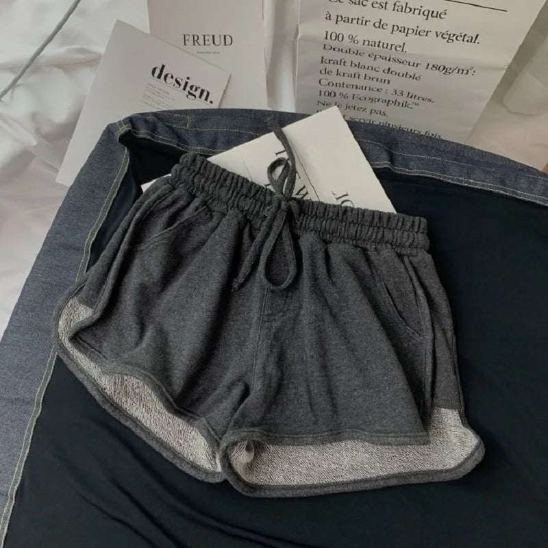 Women’s: Cotton Casual Shorts for Summer with Elastic Waists, Female  sizes S-3XL