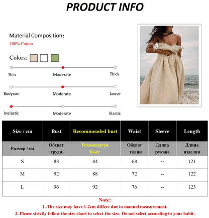Women's: 100% Cotton Vintage Style Loose A-line Sling Dress V-neck - Spring & Summer